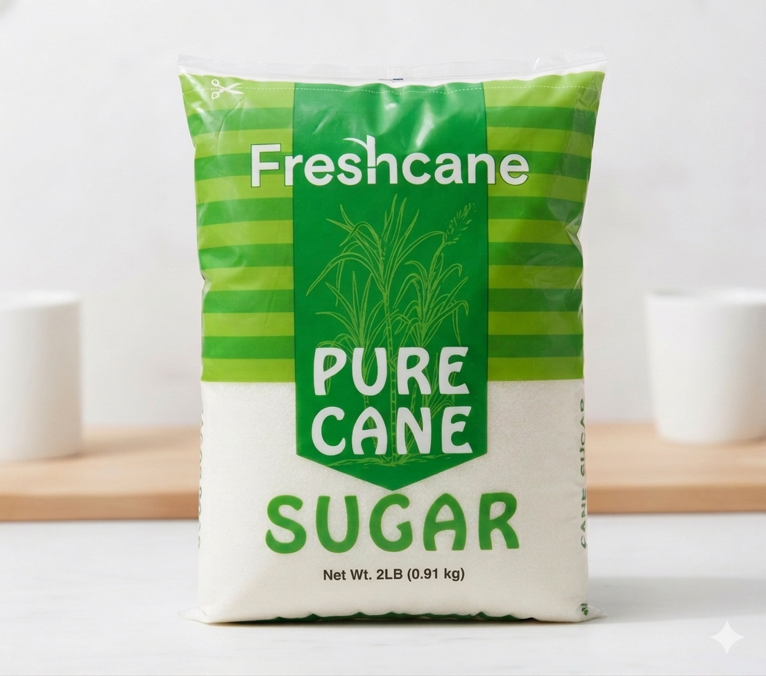 Freshcane 2 lb bag of pure cane sugar