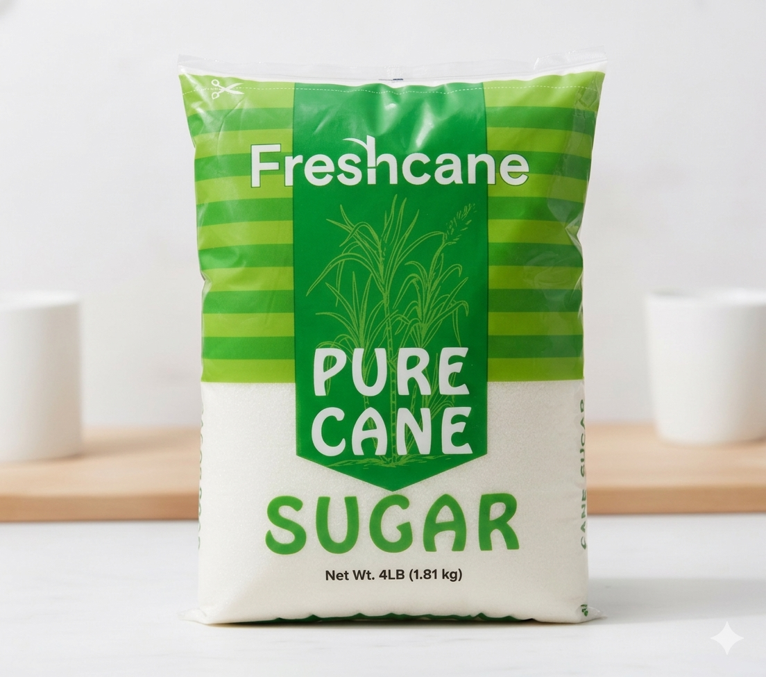 Freshcane 4 lb bag of pure cane sugar